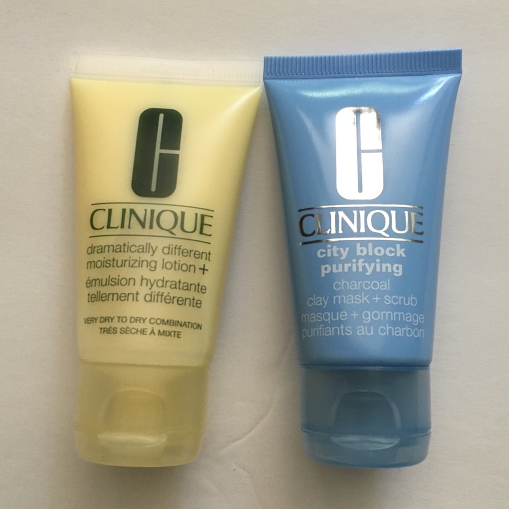 Clinique Skincare: mask & moisturizer